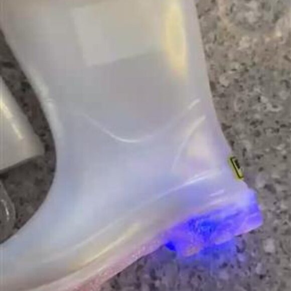Western Chief Toddler Girls' Viola Light-Up Glitter Rain Boots - Size 10C☔✨ - Picture 6 of 7